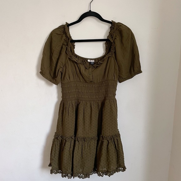 American Eagle Ruffle Mini Dress - Picture 4 of 6